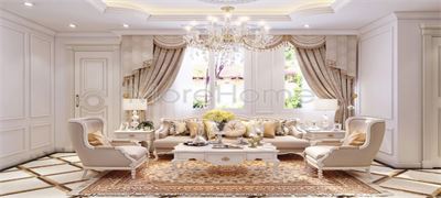 Bộ sofa khách sạn tân cổ điển SF-MH-015