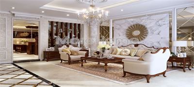 Bộ sofa khách sạn 5 sao tân cổ điển SF-MH-012