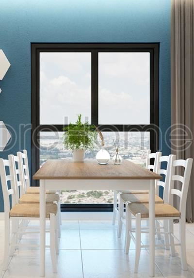 Bộ bàn ghế phòng ăn hiện đại sang trọng MH - 004
