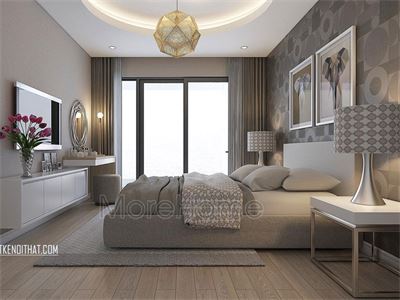 Mẫu thiết kế phòng ngủ khách sạn 4 sao tại Trung Kính